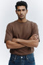 Brown Premium Cotton T-Shirt