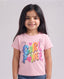 Kids premium printed t shirt- Pink