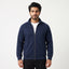 ZETA 09 Collegiate Print Full-Zip Sweatshirt – Navy Blue