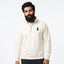 Stallion Chess Graphic Print Quarter-Zip Sweatshirt – Off White