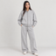 Women's Minimalist Panel Full-Zip Co-Ord Set | Heather Grey