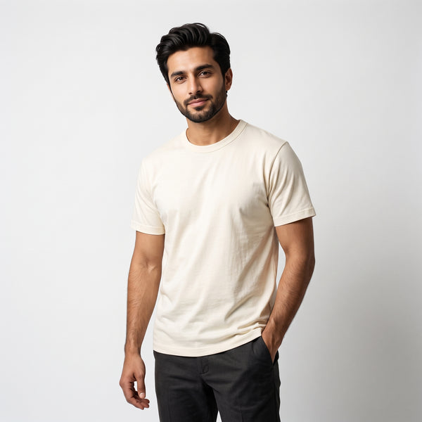 Off-White Classic Premium T-Shirt | Regular Fit Casual Tee