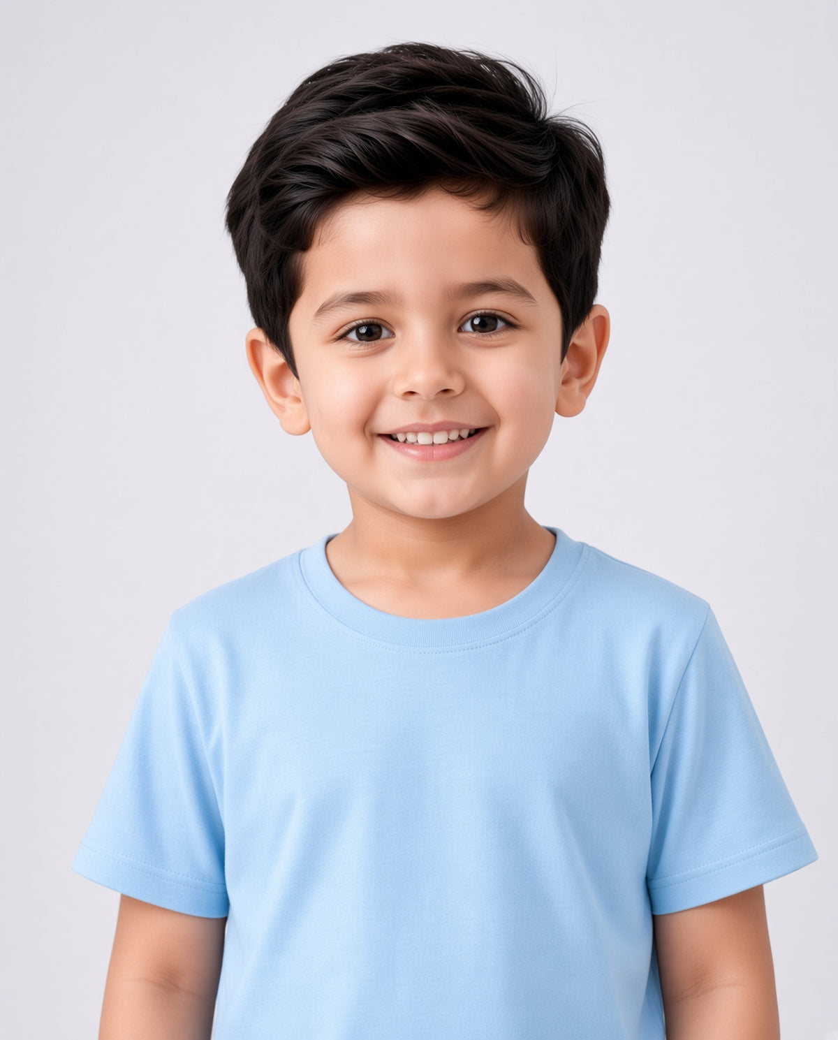Premium Cotton Shirt for Boys –Sky Blue Main image
