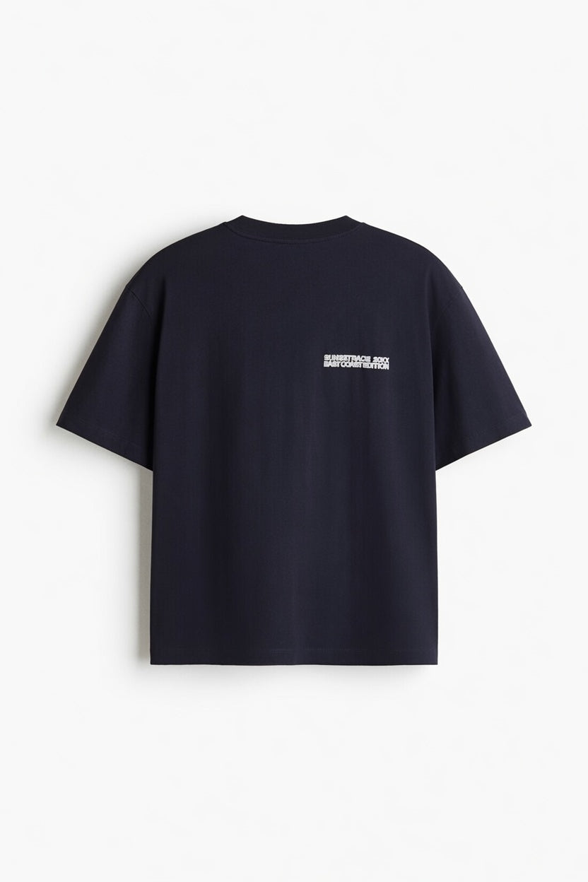 Black Premium Printed Cotton T-Shirt