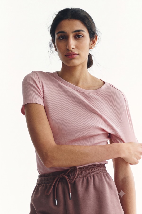 Pink Premium Cotton T-Shirt