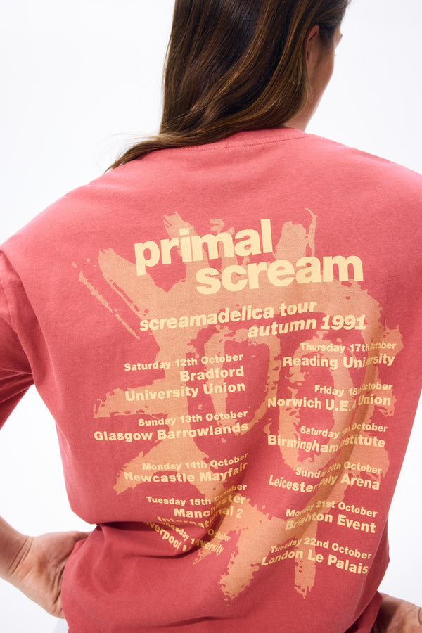 Pink Premium Printed Cotton T-Shirt