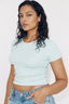 Sea Green Premium Cotton T-Shirt