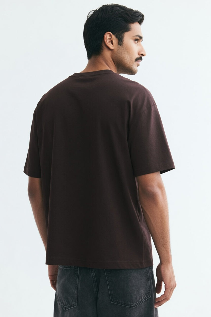 Brown Premium Cotton T-Shirt