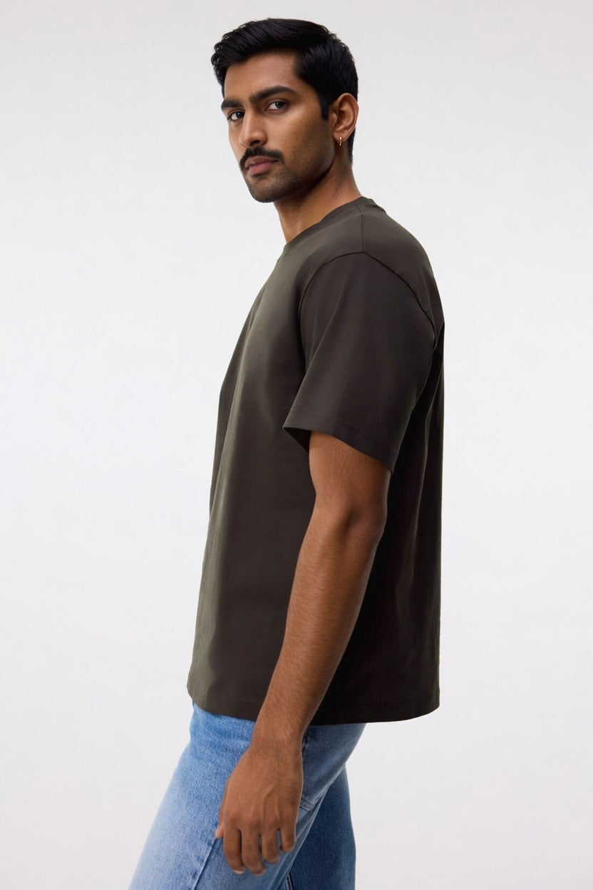 Brown Premium Cotton T-Shirt Main image