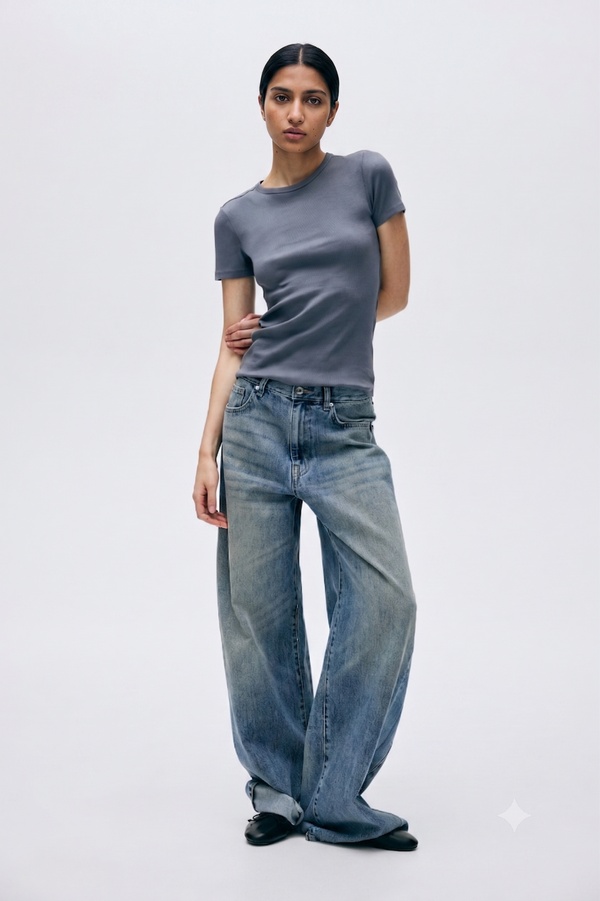 Gray Premium Cotton T-Shirt