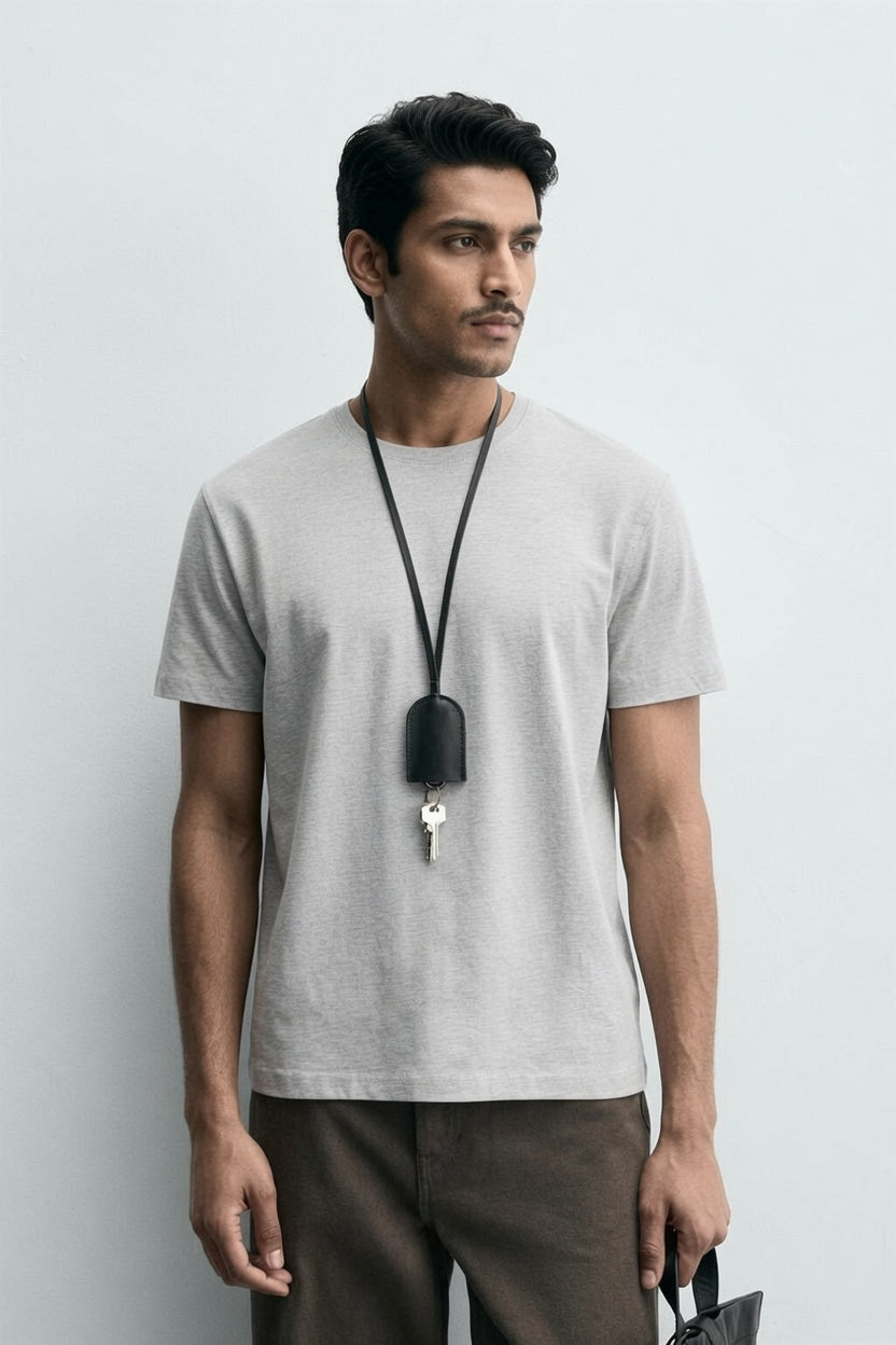 Gray Premium Cotton T-Shirt Main image