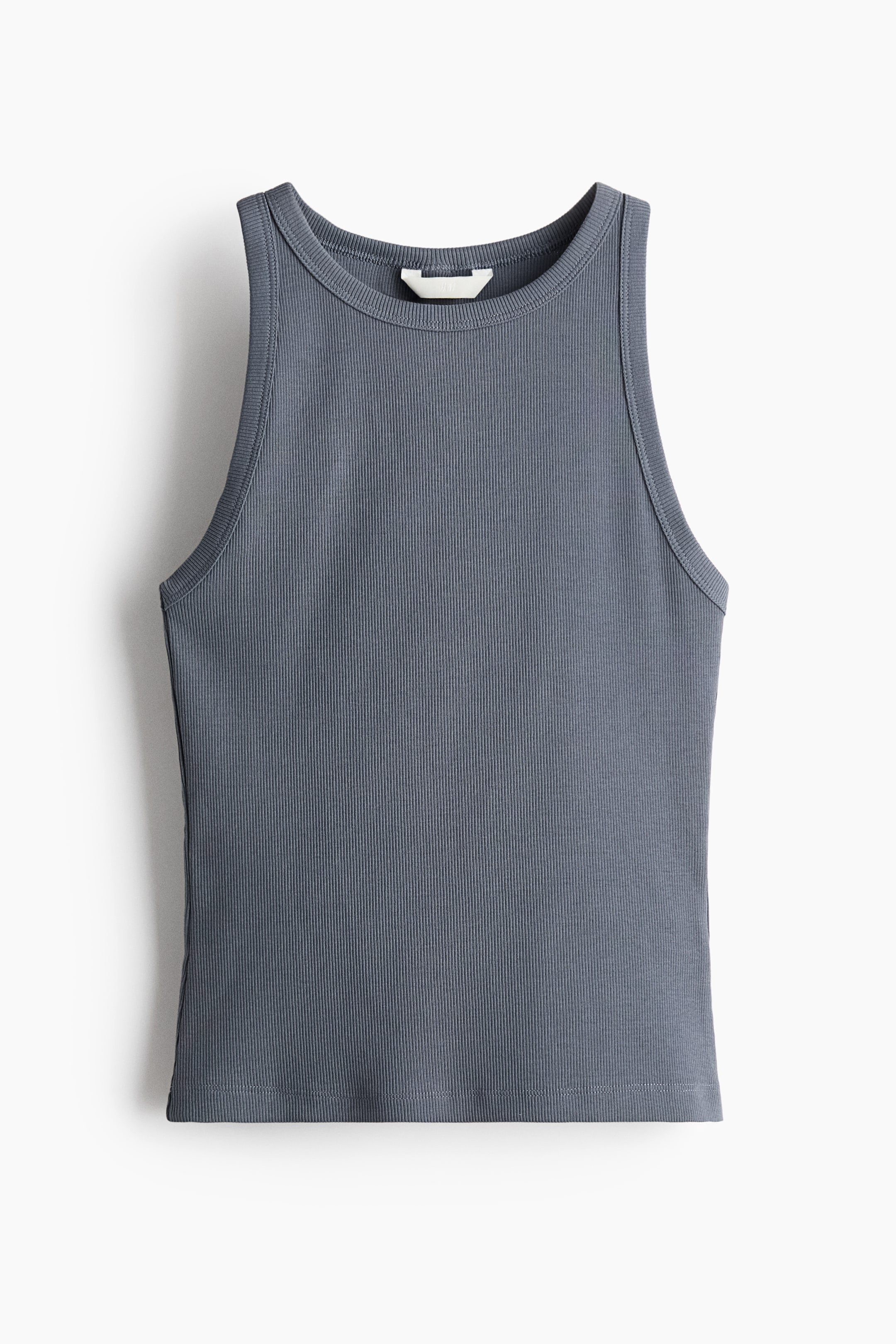 Gray Premium Cotton Sleeveless T-Shirt