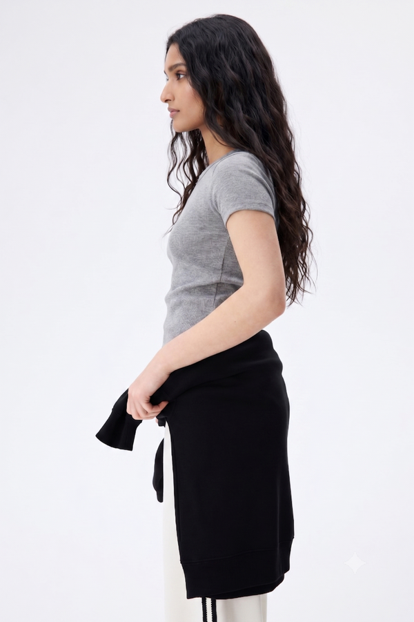 Gray Premium Cotton T-Shirt