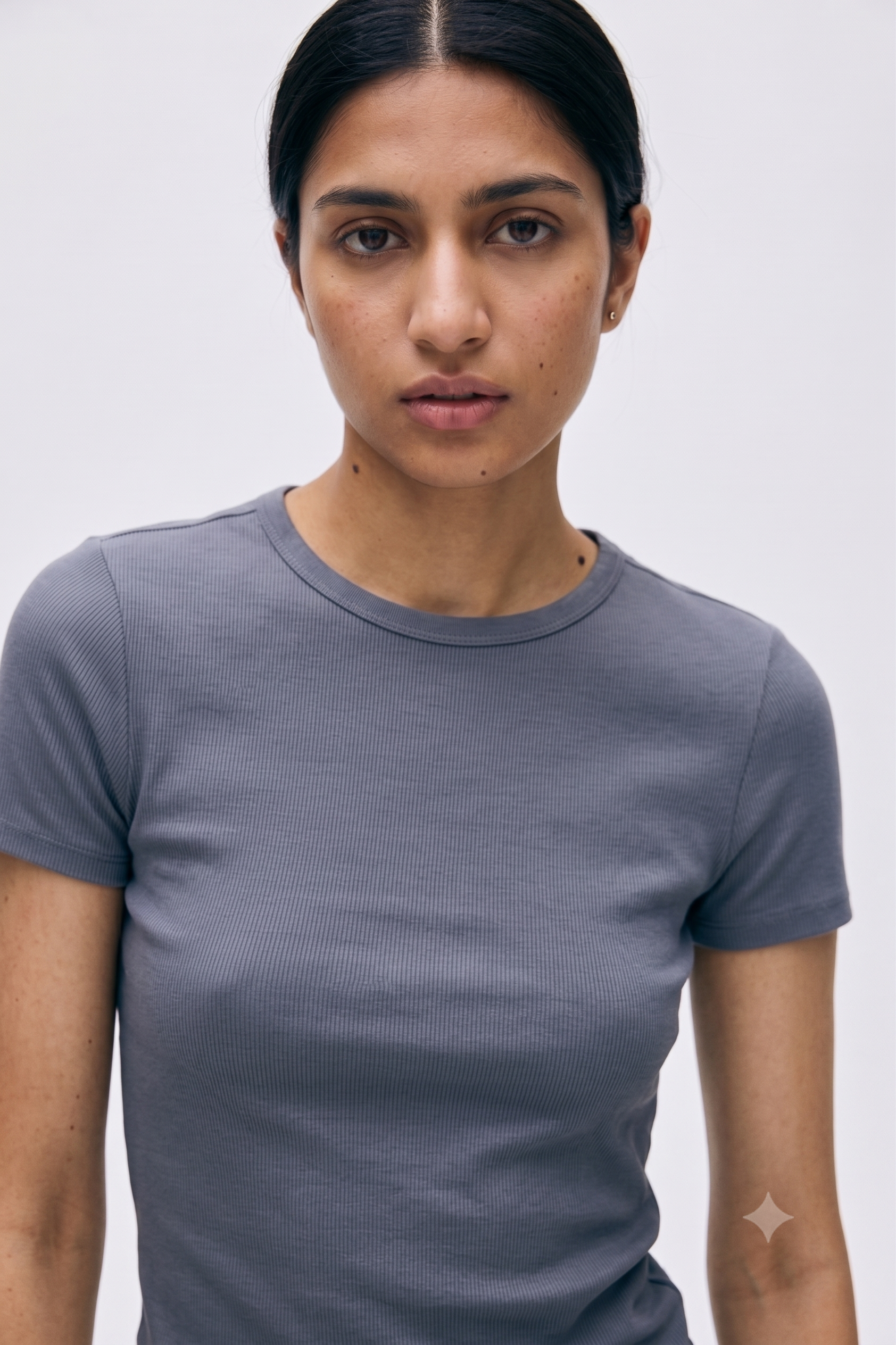 Gray Premium Cotton T-Shirt Main image