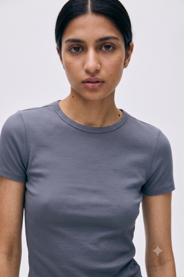 Gray Premium Cotton T-Shirt
