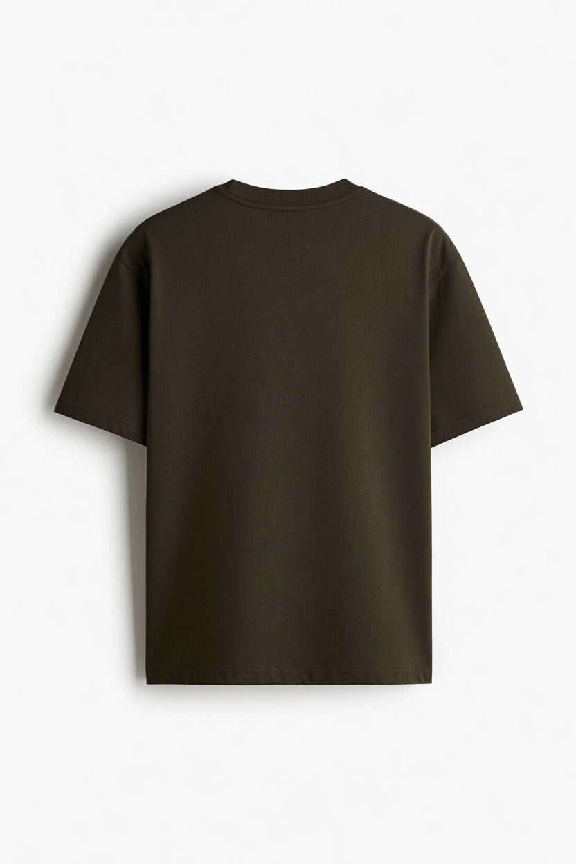 Brown Premium Cotton T-Shirt