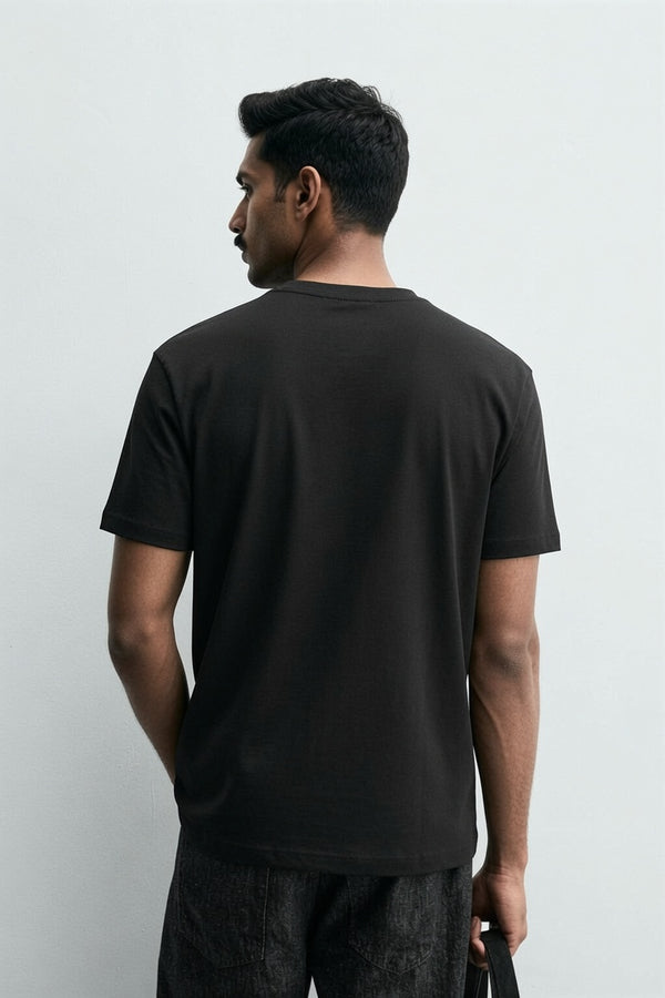 Black Premium Cotton T-Shirt