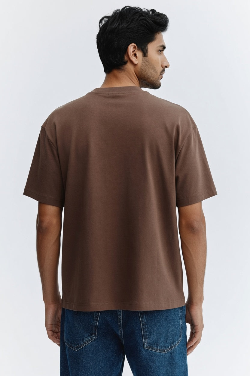 Brown Premium Cotton T-Shirt