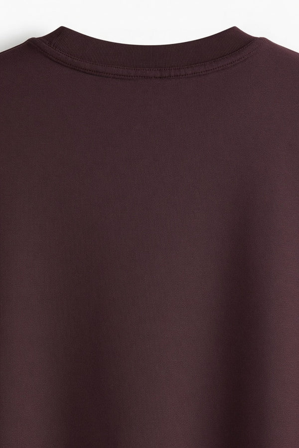 Dark brown Premium Cotton T-Shirt