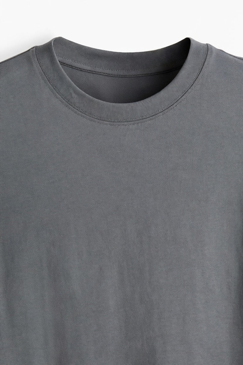 Classic Gray Premium Cotton T-Shirt