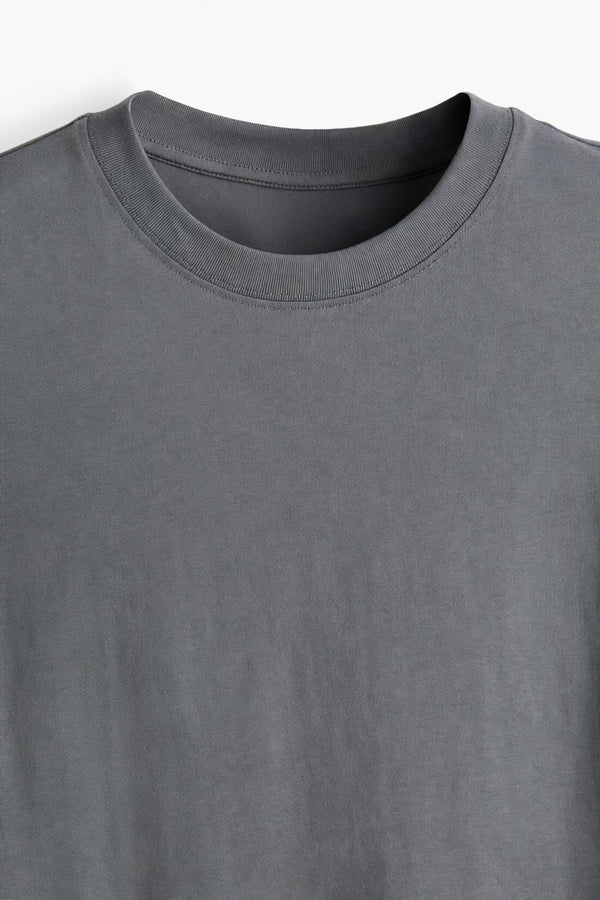 Classic Gray Premium Cotton T-Shirt