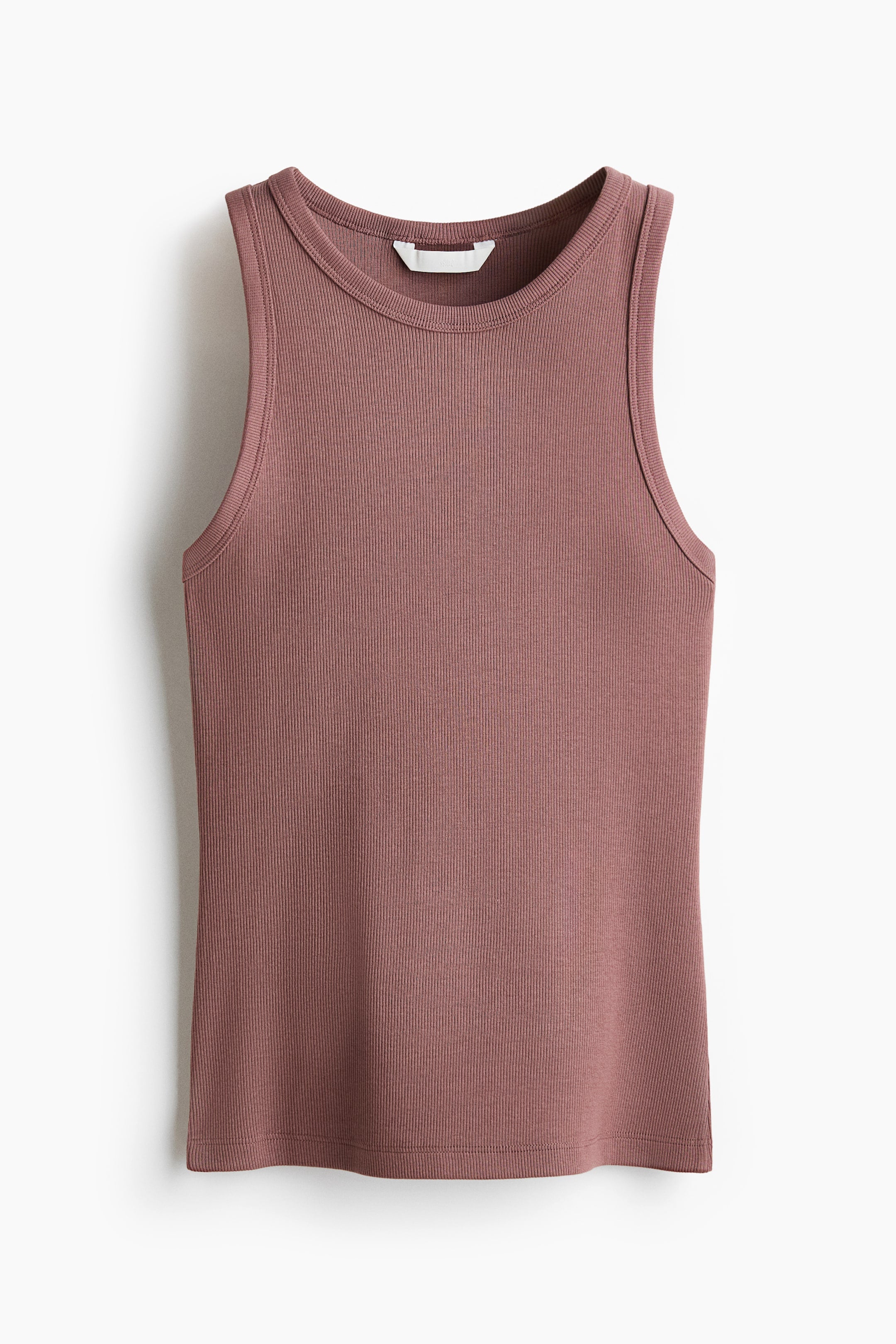Light Brown Premium Cotton Sleeveless T-Shirt