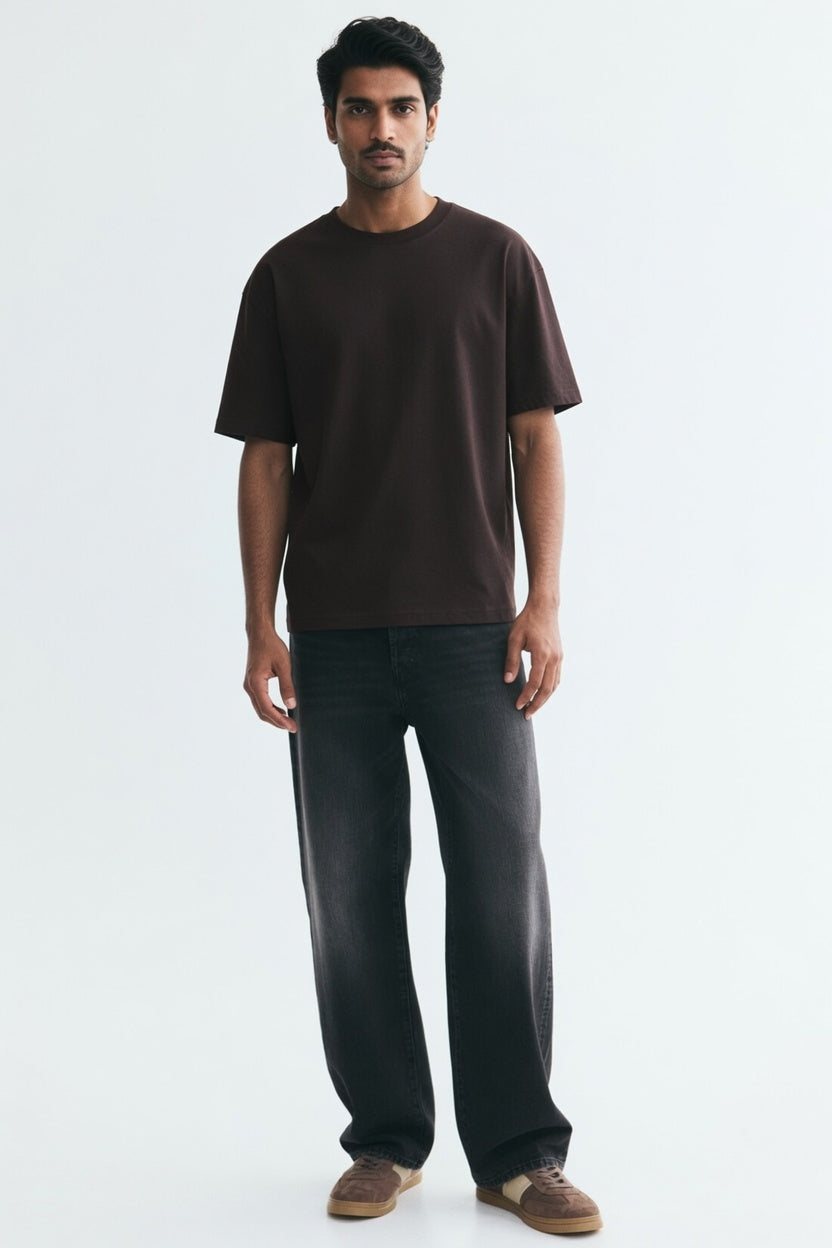 Brown Premium Cotton T-Shirt