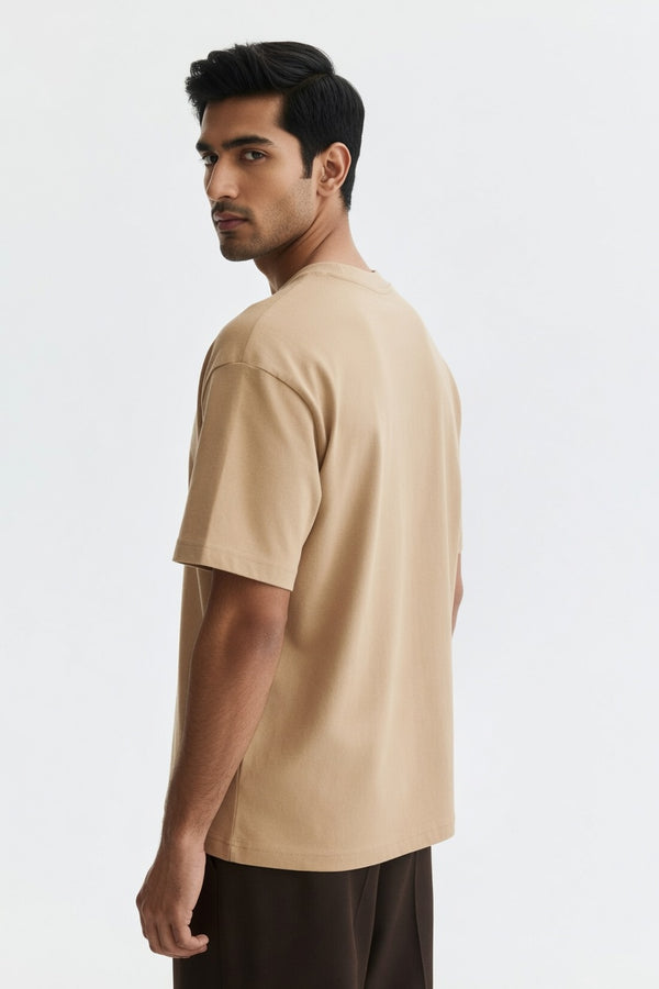 Camel Premium Cotton T-Shirt