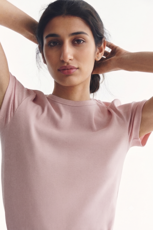 Pink Premium Cotton T-Shirt