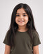Premium Cotton Shirt for Girls – Olive Green