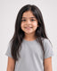 Premium Cotton Shirt for Girls –Gray