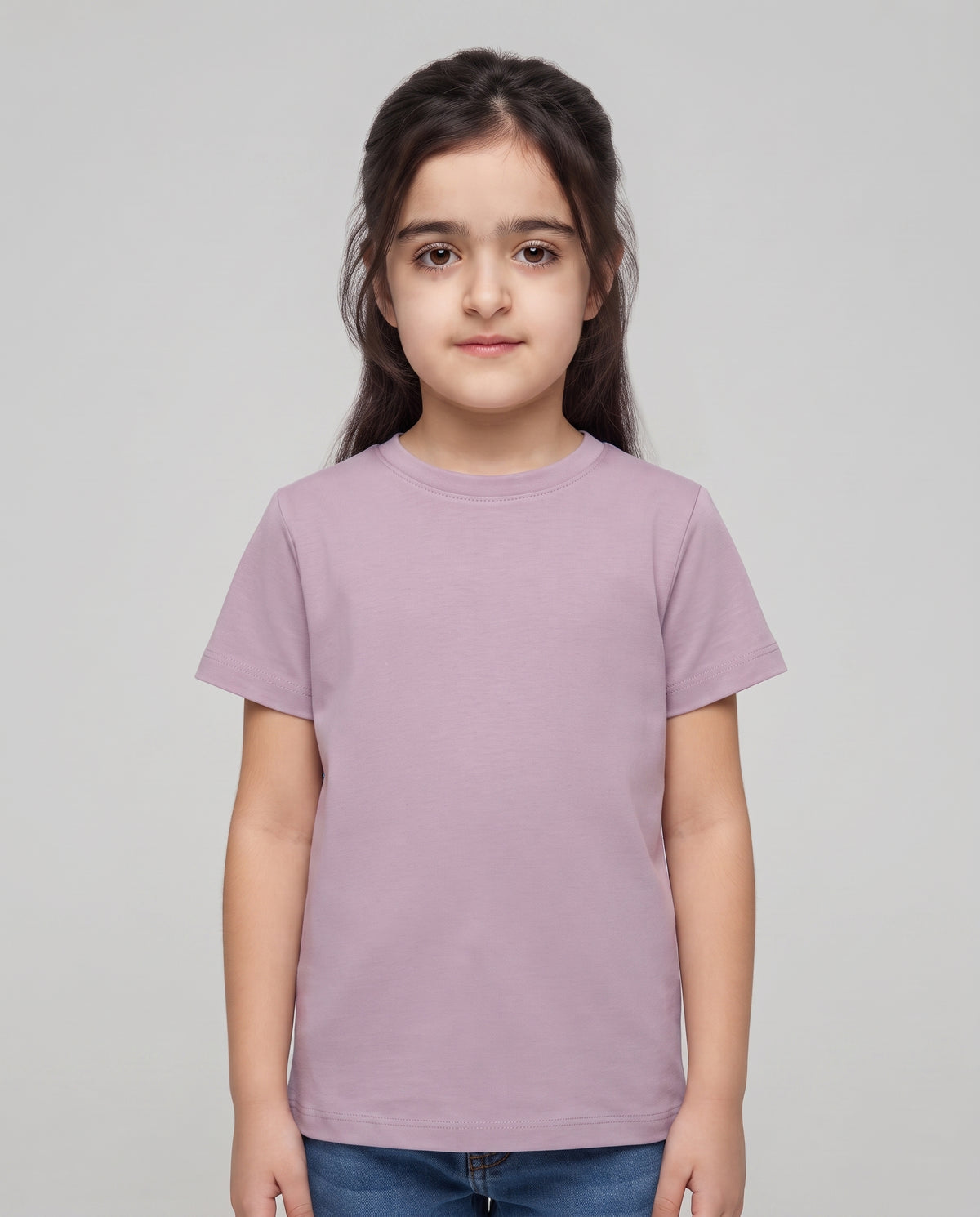 Premium Cotton Shirt for Girls –  Purple Main image