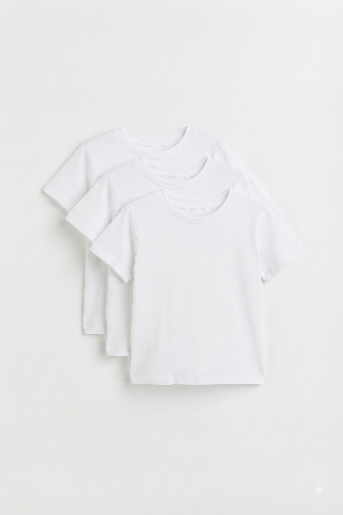 Kids Premium Cotton T-Shirt 3-Pack KD01
