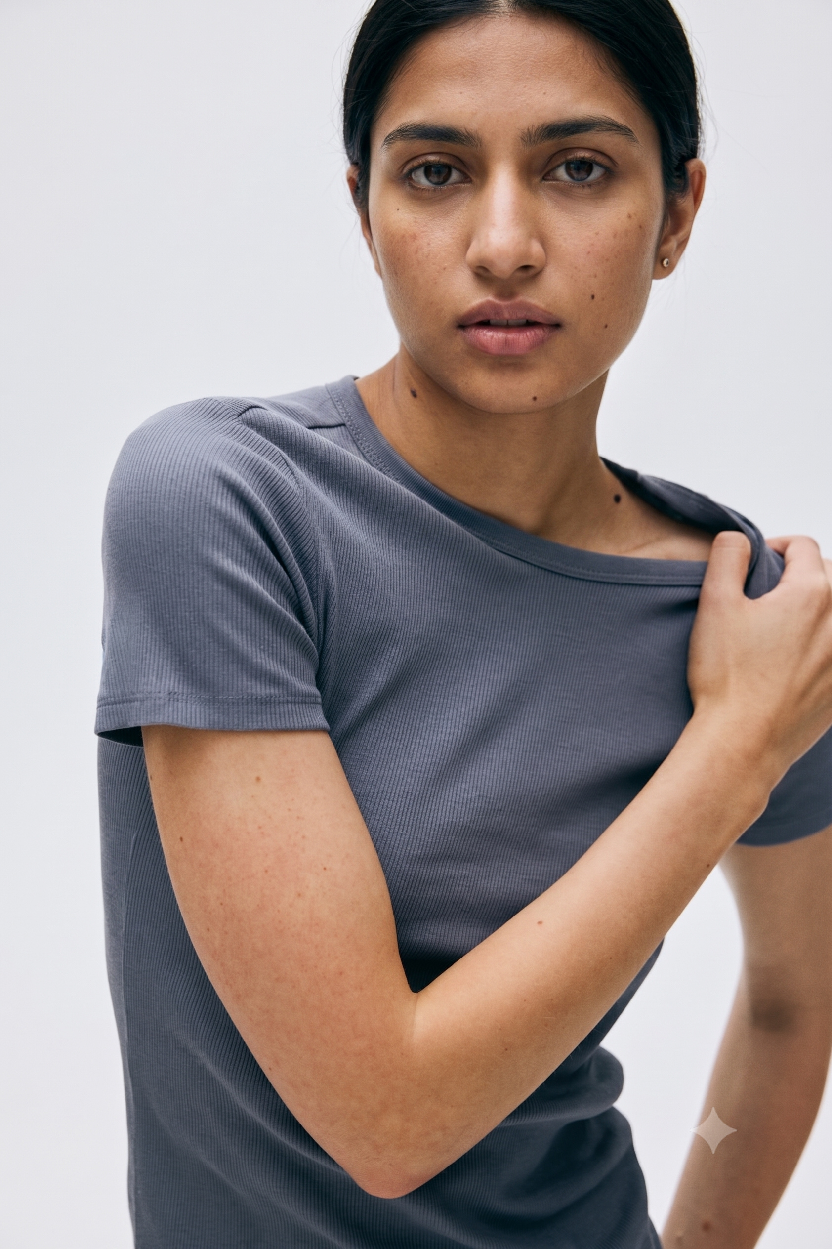 Gray Premium Cotton T-Shirt