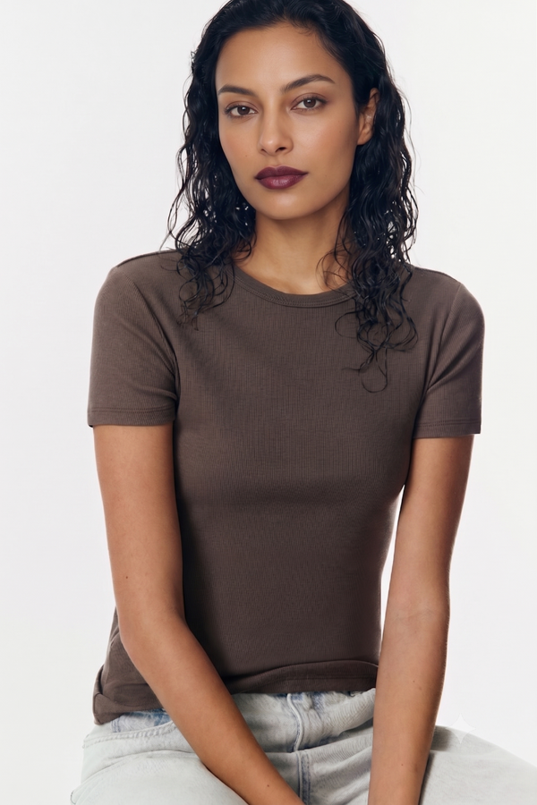 Brown Premium Cotton T-Shirt