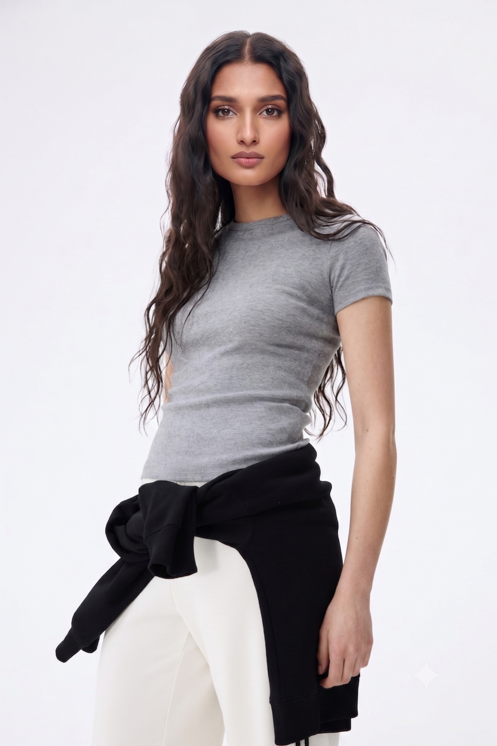 Gray Premium Cotton T-Shirt Main image