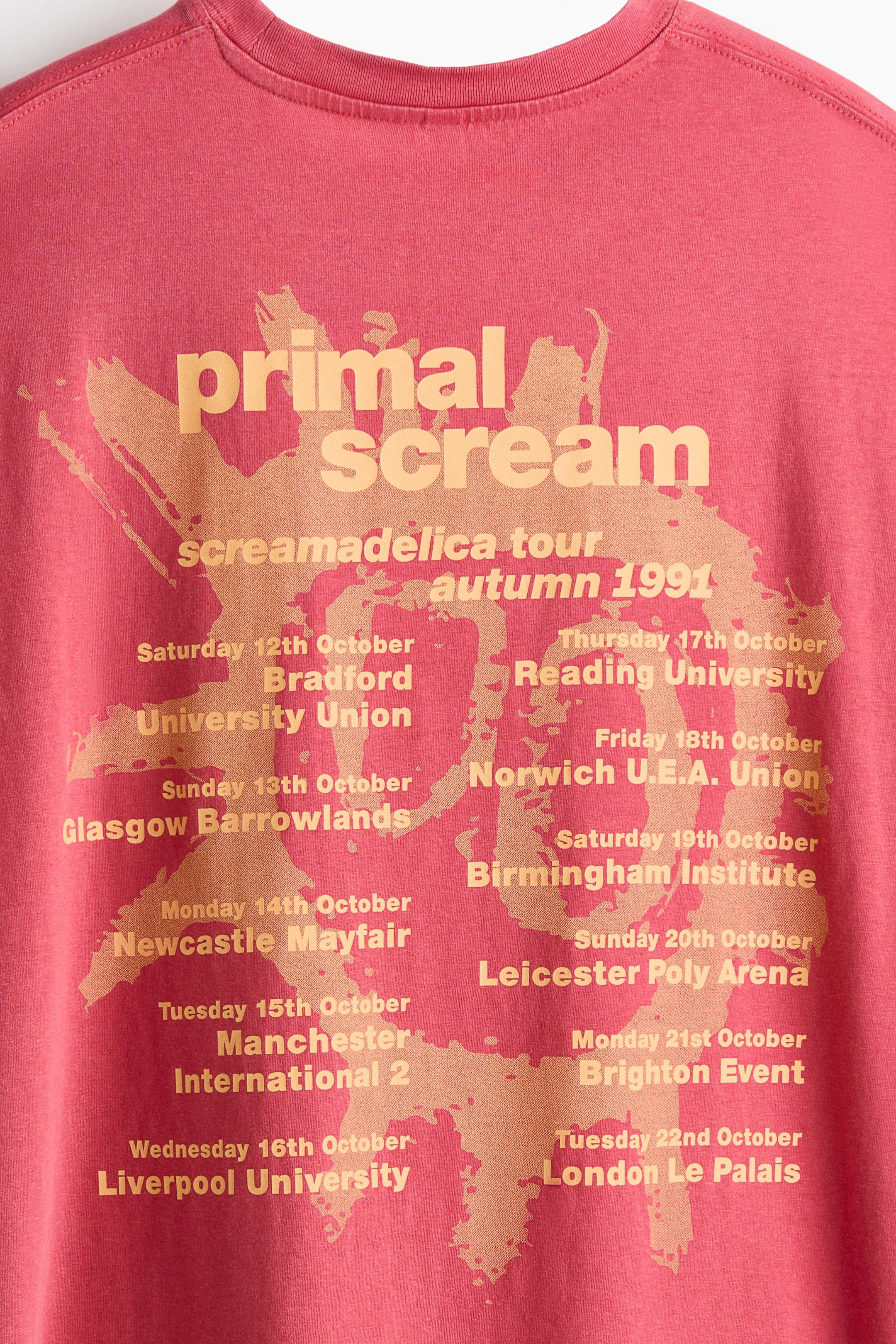 Pink Premium Printed Cotton T-Shirt