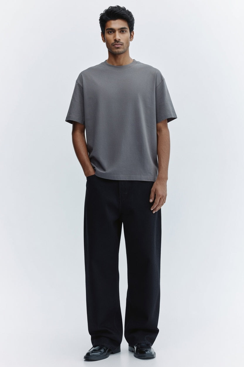 Classic Gray Premium Cotton T-Shirt