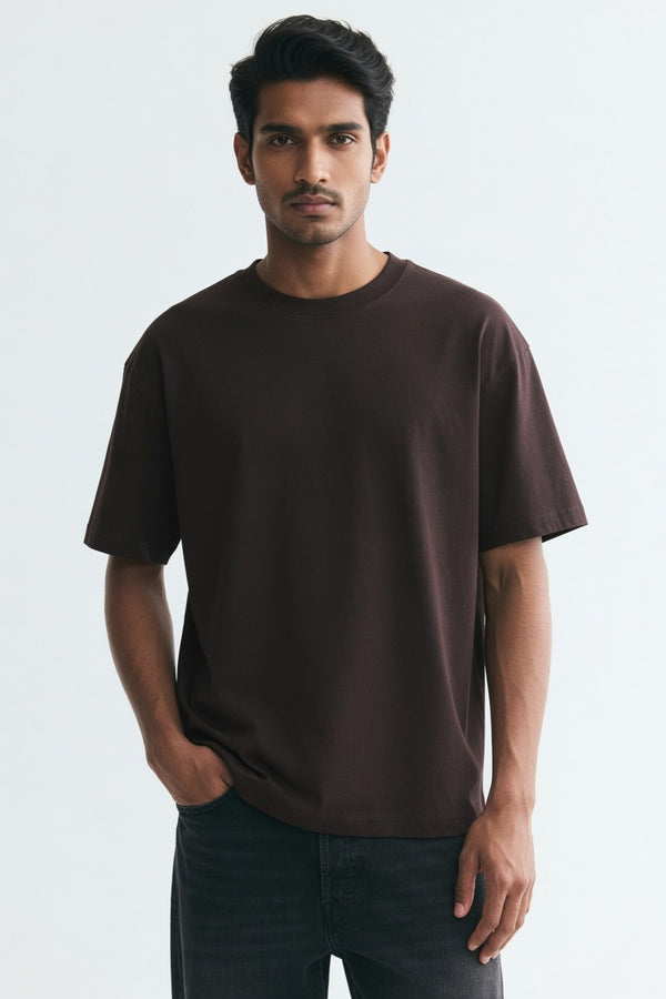 Brown Premium Cotton T-Shirt