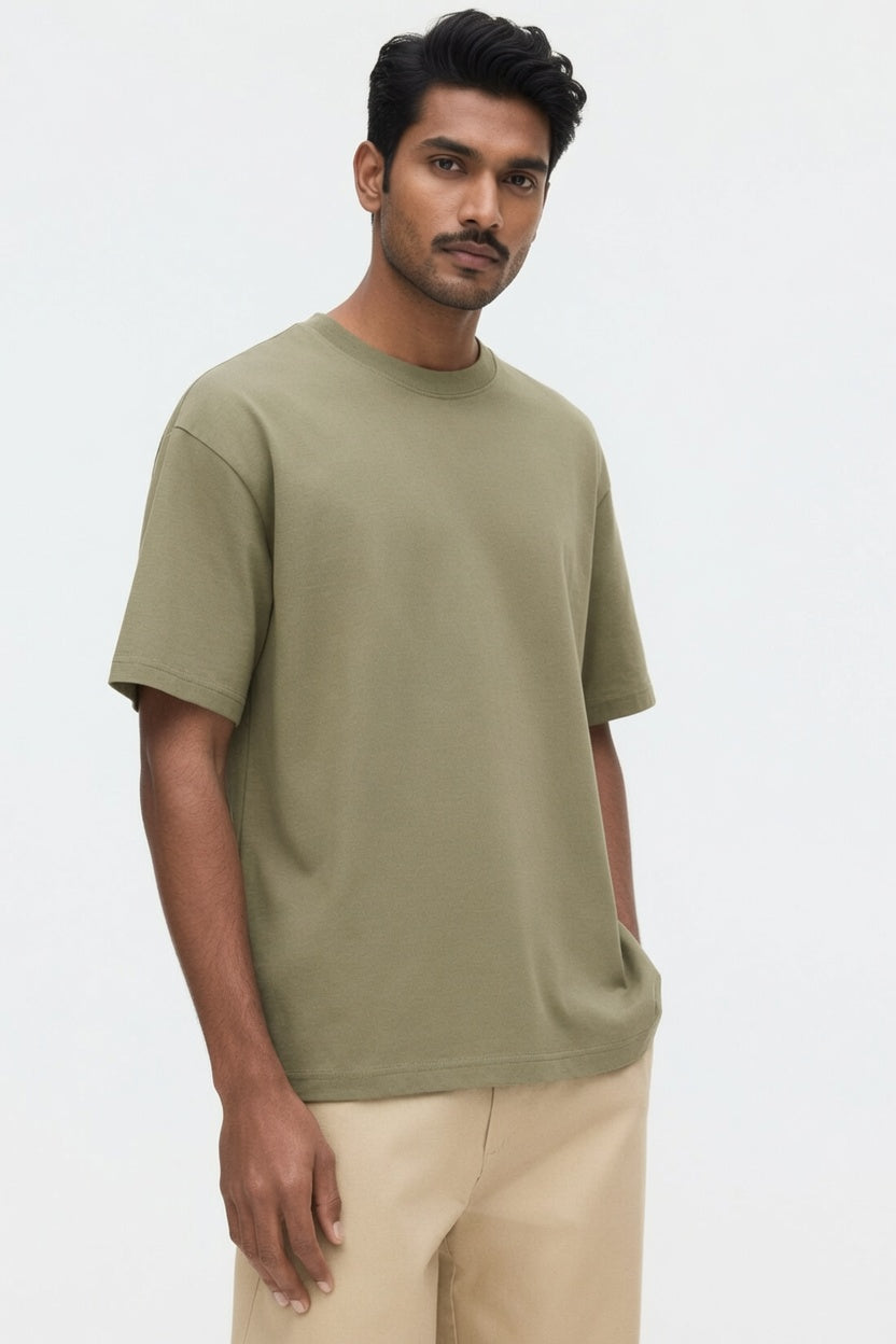 Green Premium Cotton T-Shirt Main image
