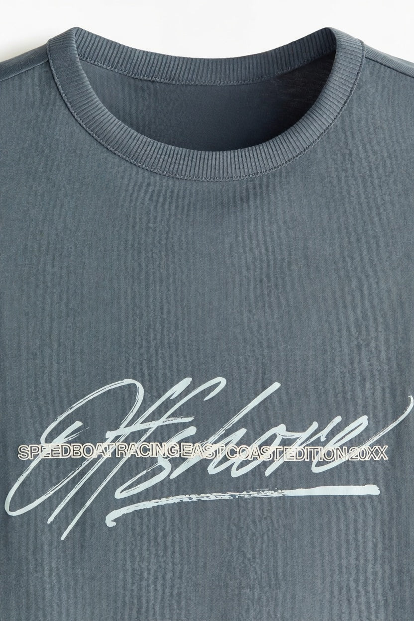 Gray Premium Cotton Sleeveless T-Shirt