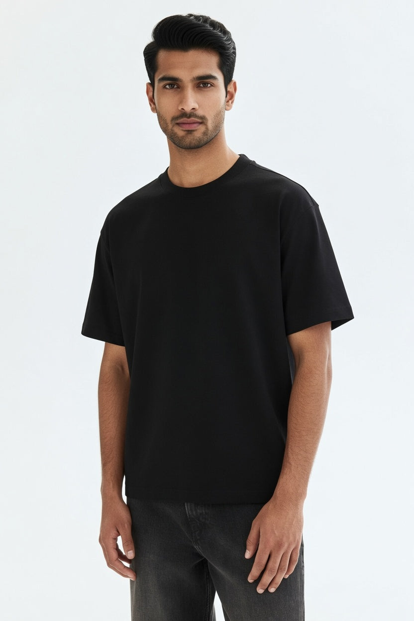 Black Premium Cotton T-Shirt