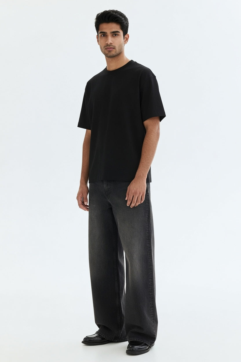 Black Premium Cotton T-Shirt