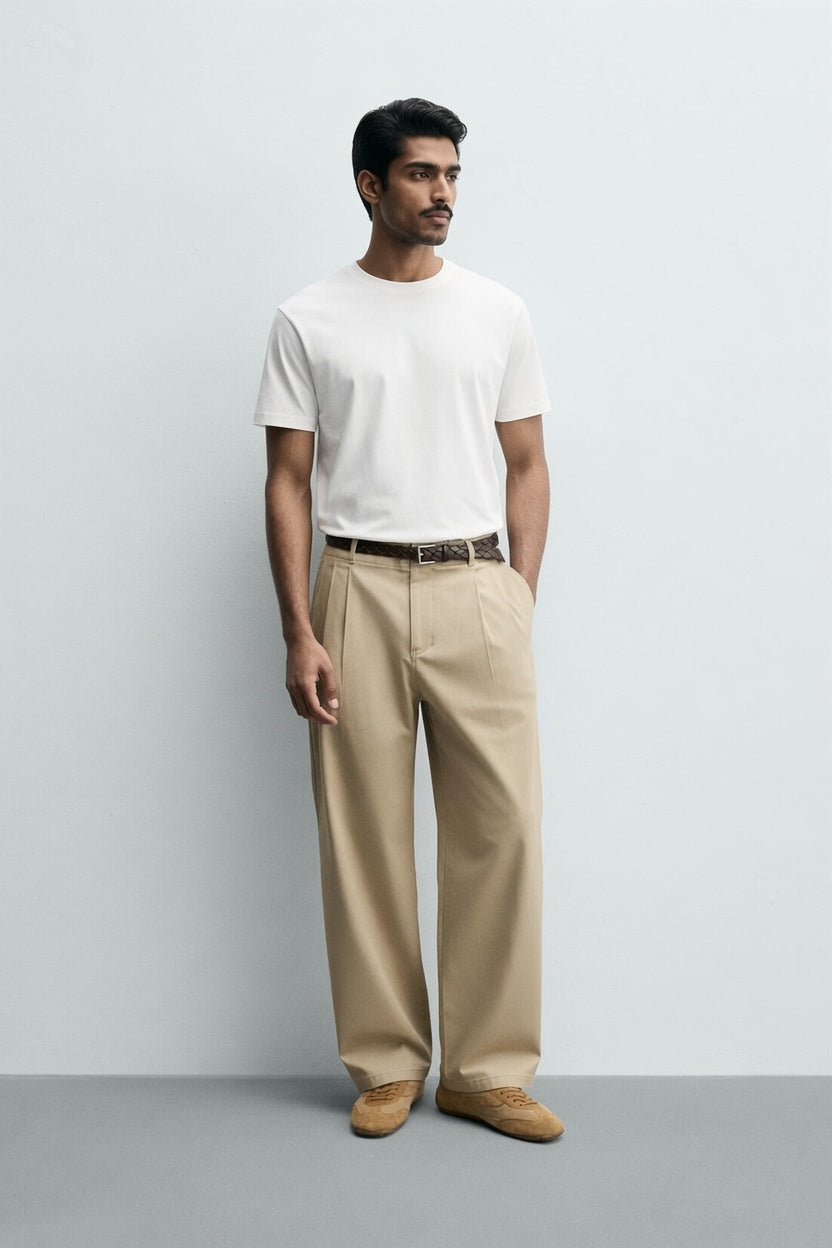White Premium Cotton T-Shirt