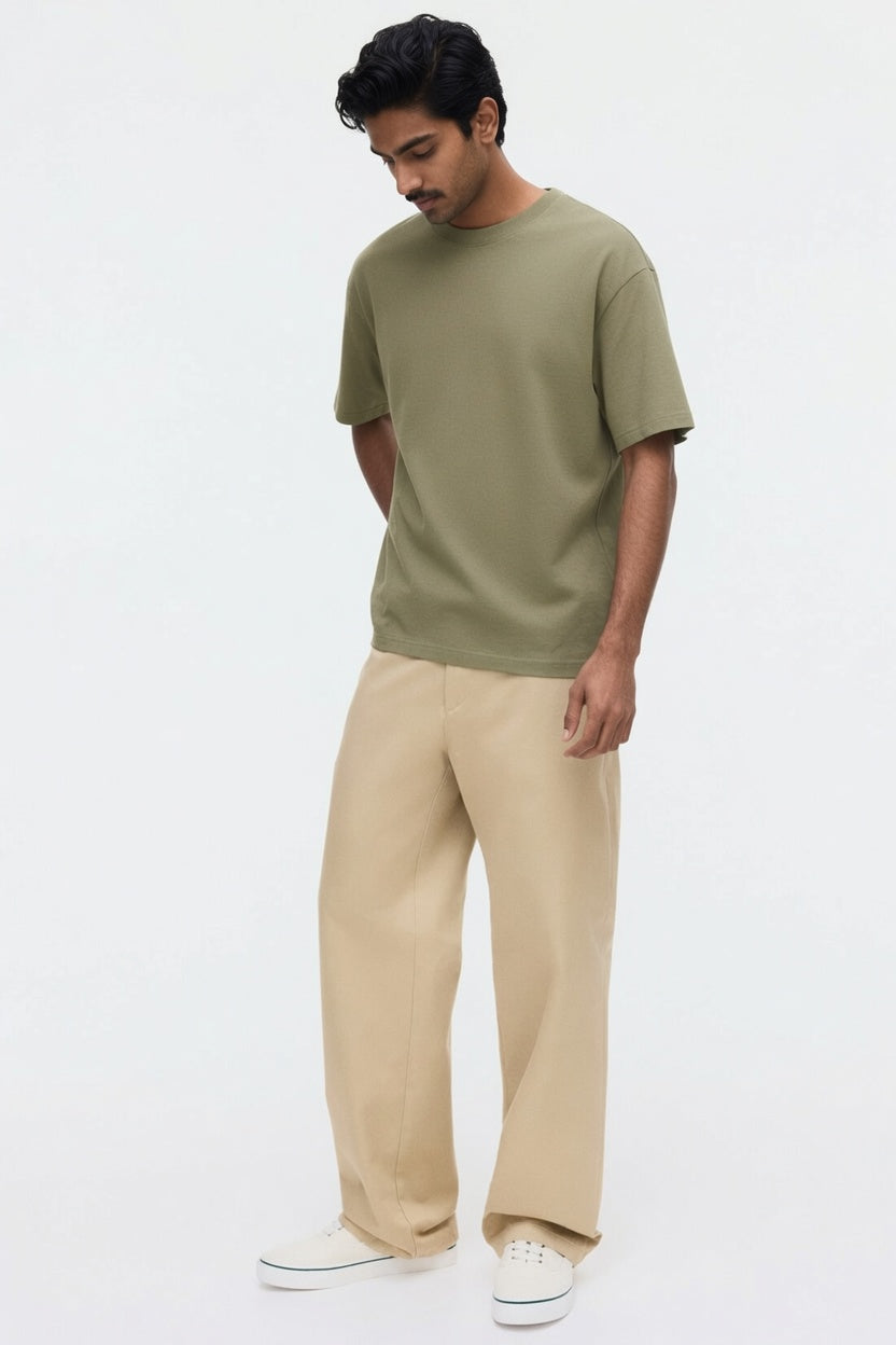 Green Premium Cotton T-Shirt Secondary image