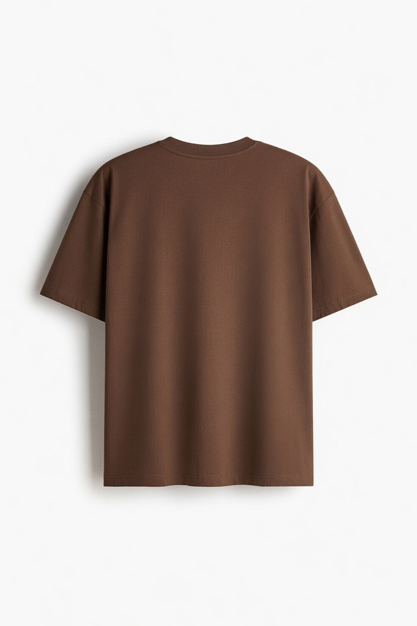 Brown Premium Cotton T-Shirt