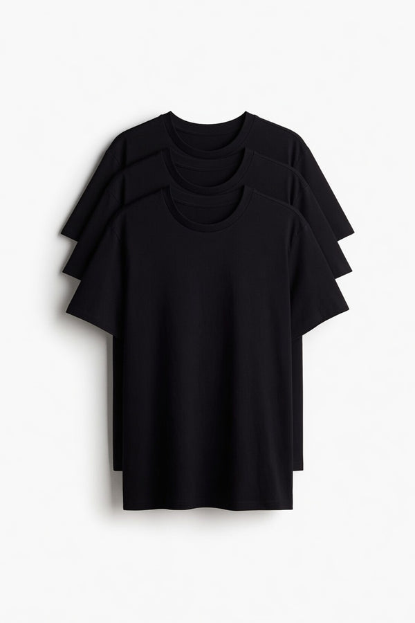Premium Cotton T-Shirt 3-Pack Bundle - AR02