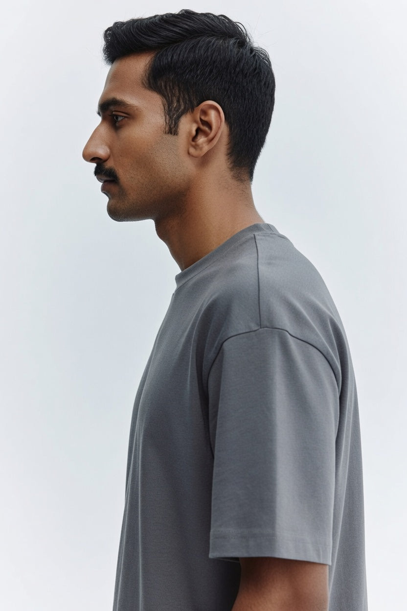 Classic Gray Premium Cotton T-Shirt
