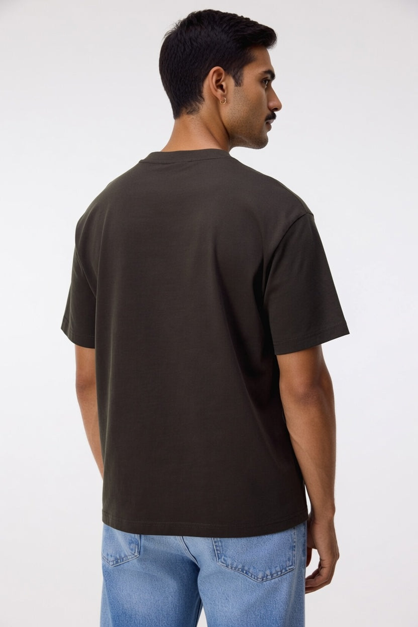 Brown Premium Cotton T-Shirt