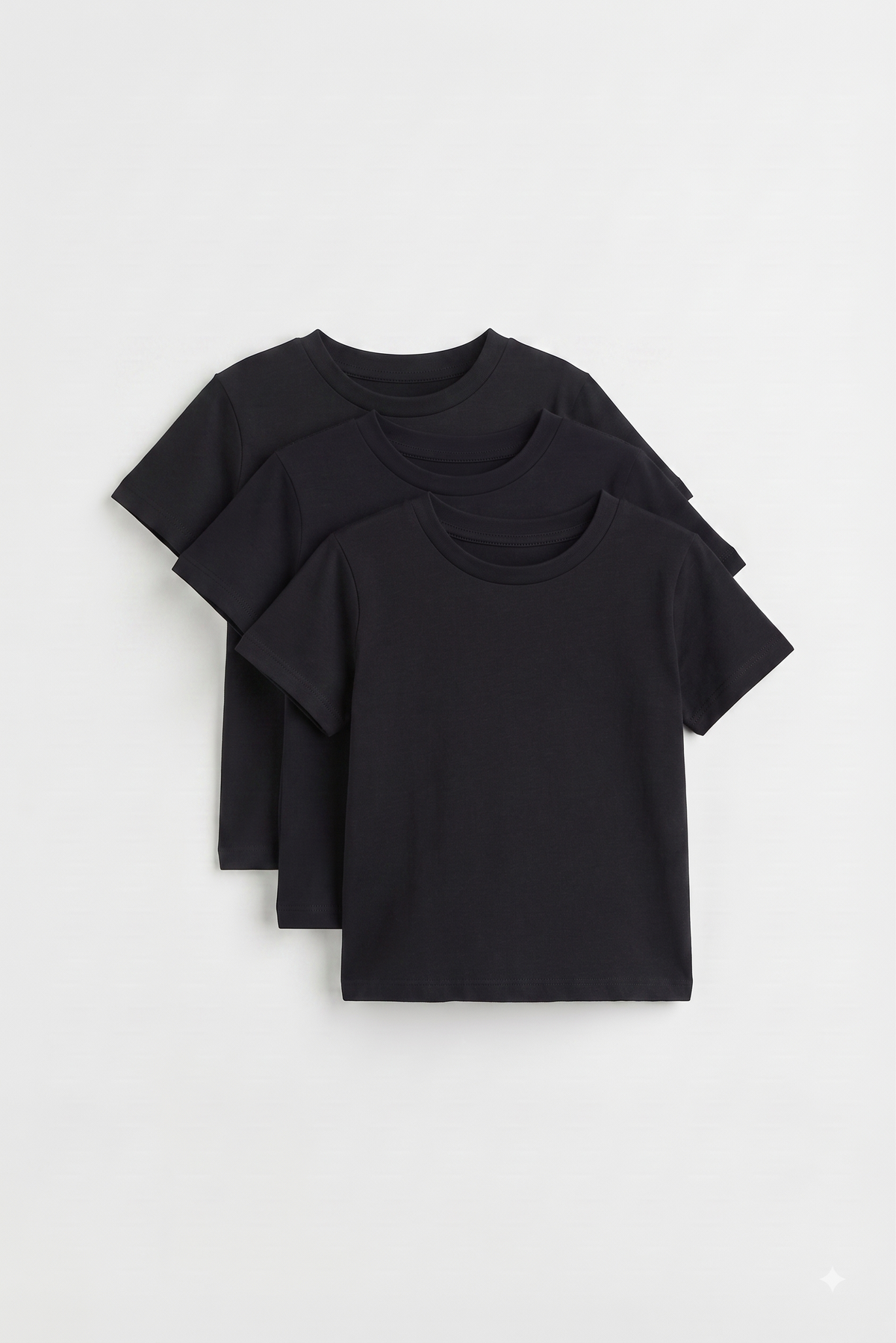 Kids Premium Cotton T-Shirt 3-Pack KD01